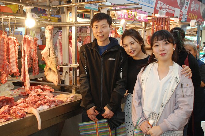 Xiao Long Bao, Chicken vermicelli with mushroom and sesame oil, Tofu strips salad, Bubble milk tea. Taiwan Traditional Delicacies Experience-A (Taipei Cooking Class) - Getting to the Guangfu South Road kitchen
