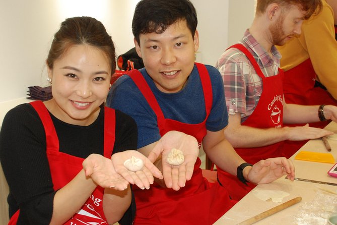 Xiao Long Bao, Chicken vermicelli with mushroom and sesame oil, Tofu strips salad, Bubble milk tea. Taiwan Traditional Delicacies Experience-A (Taipei Cooking Class) - A small class with real help at the counter